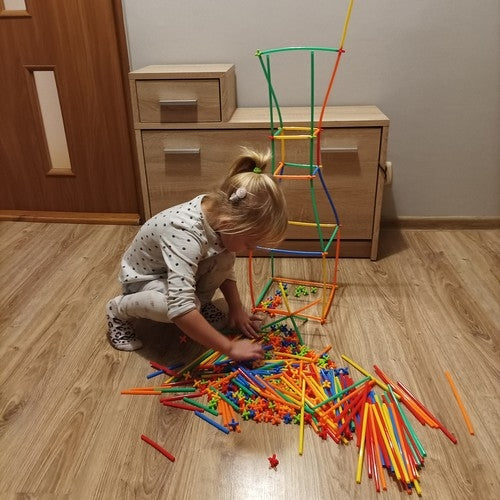 Blocks - straws - set 408 pcs. 22408