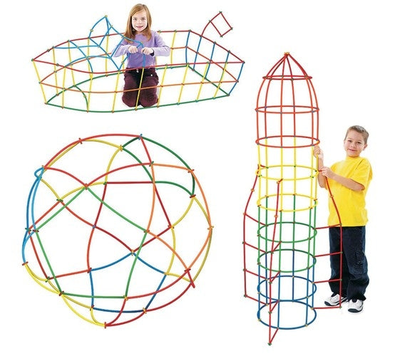 Blocks - straws - set 408 pcs. 22408