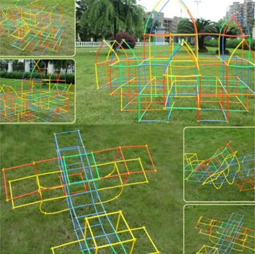 Blocks - straws - set 408 pcs. 22408