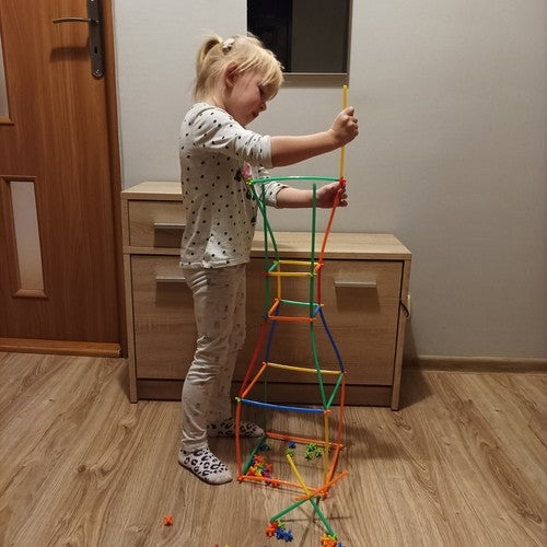 Blocks - straws - set 408 pcs. 22408