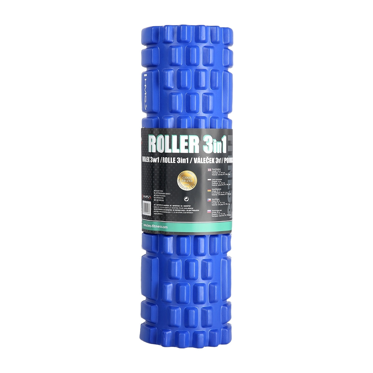 Blue 3-in-1 Foam Roller Set