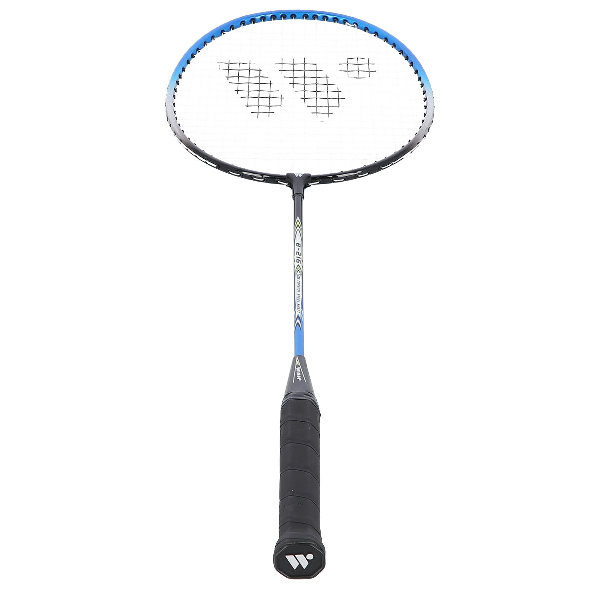 Blue Badminton Racket – Steel Frame, Lightweight