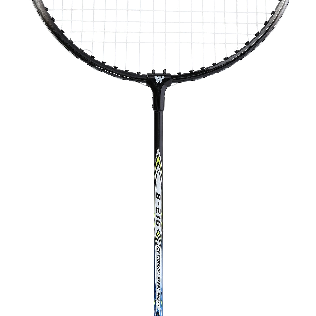 Blue Badminton Racket – Steel Frame, Lightweight