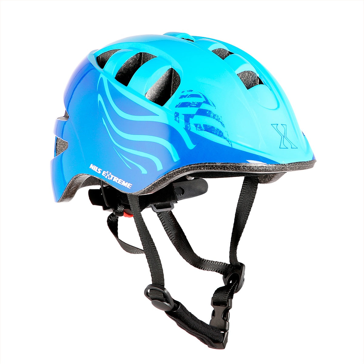Blue Bike Helmet, Size S (52-56cm)
