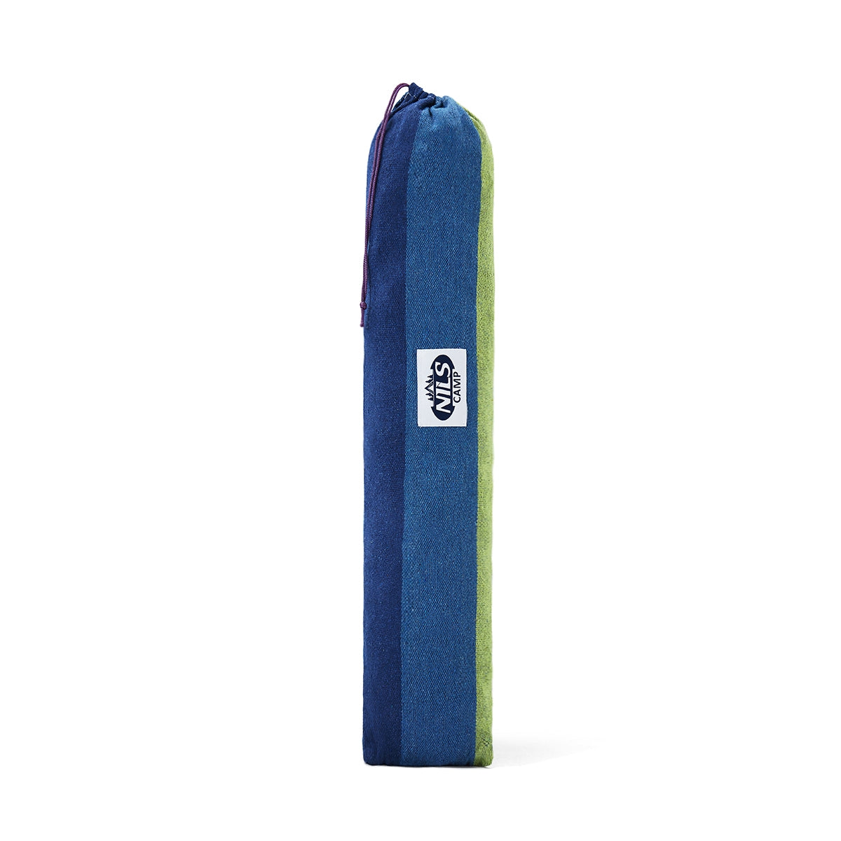 Blue Hammock with 70cm Wooden Beam & Metal Holder