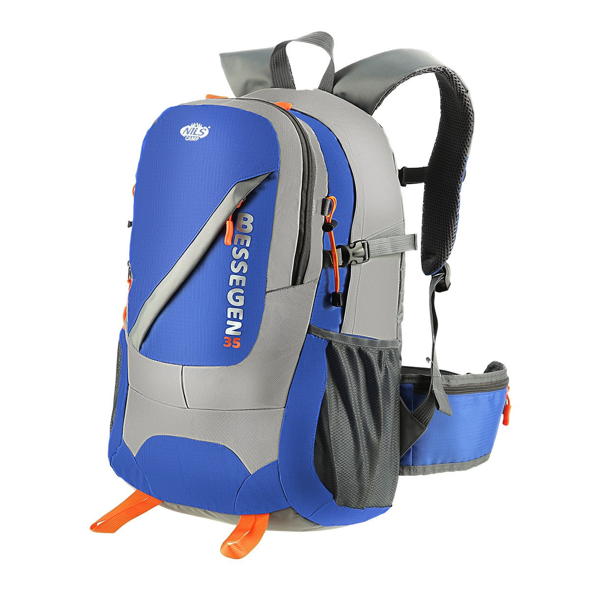 Blue Hiking Backpack, 30L Capacity, Lightweight