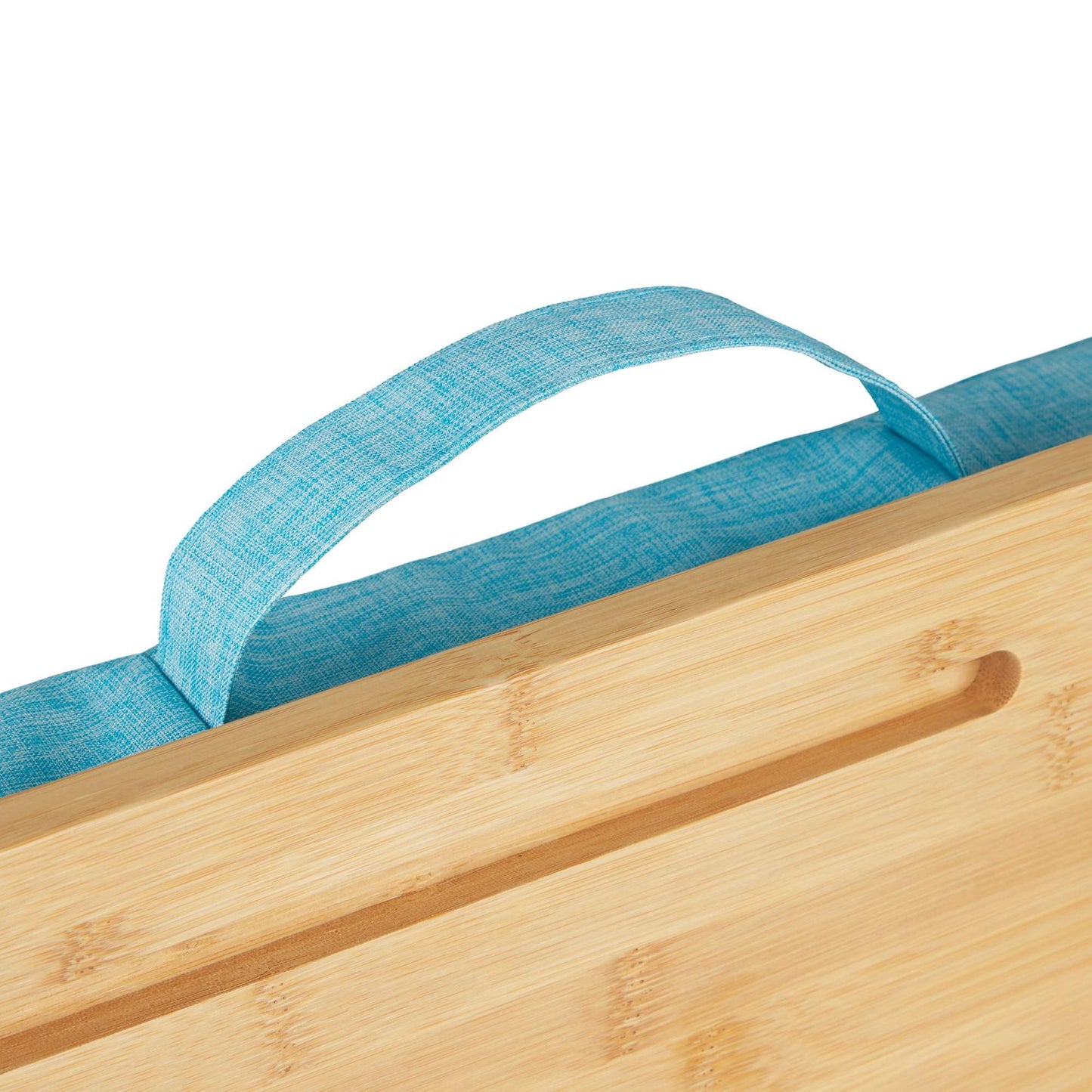Blue Lapdesk with bamboo tray