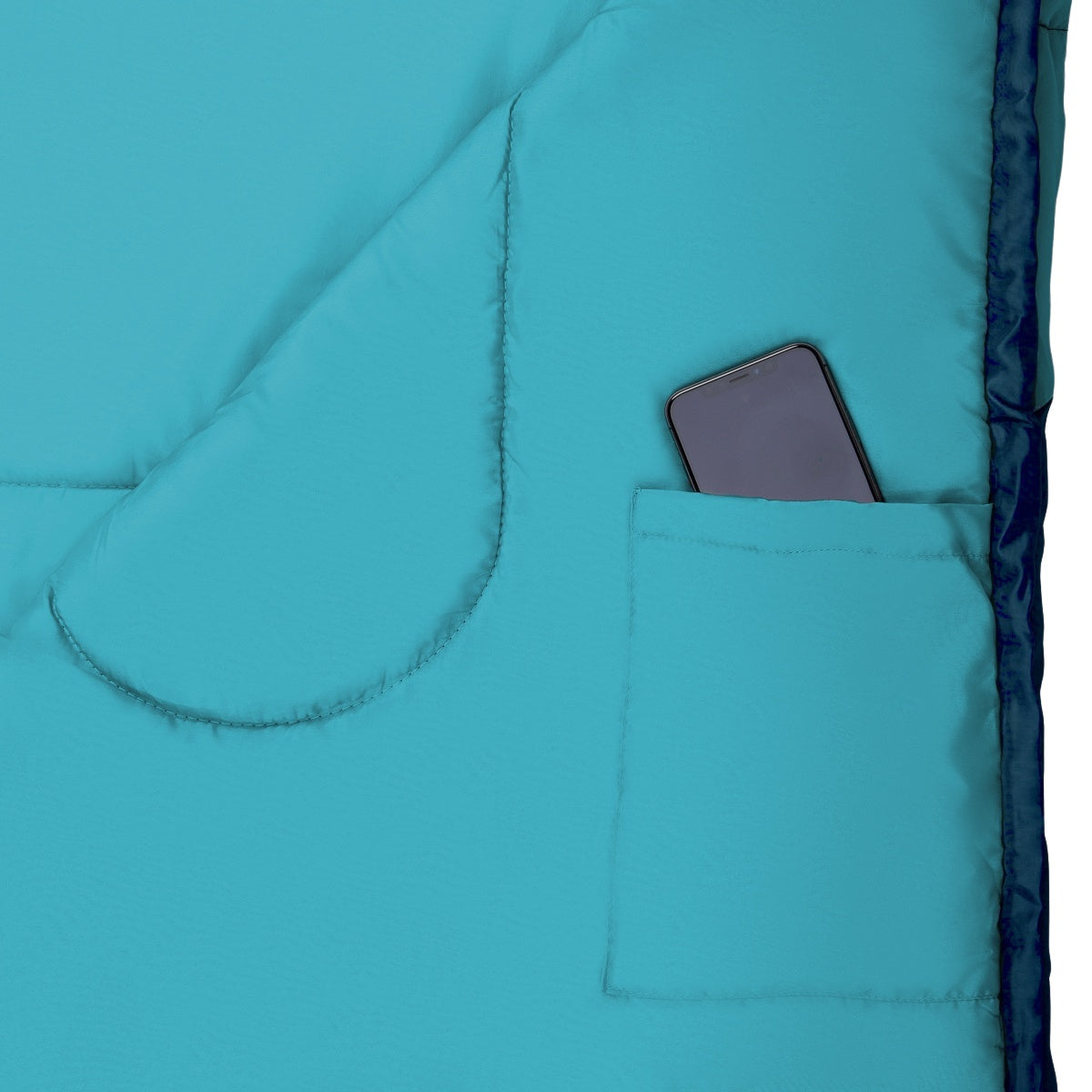Blue Light Sleeping Bag, Size L, Camping Gear
