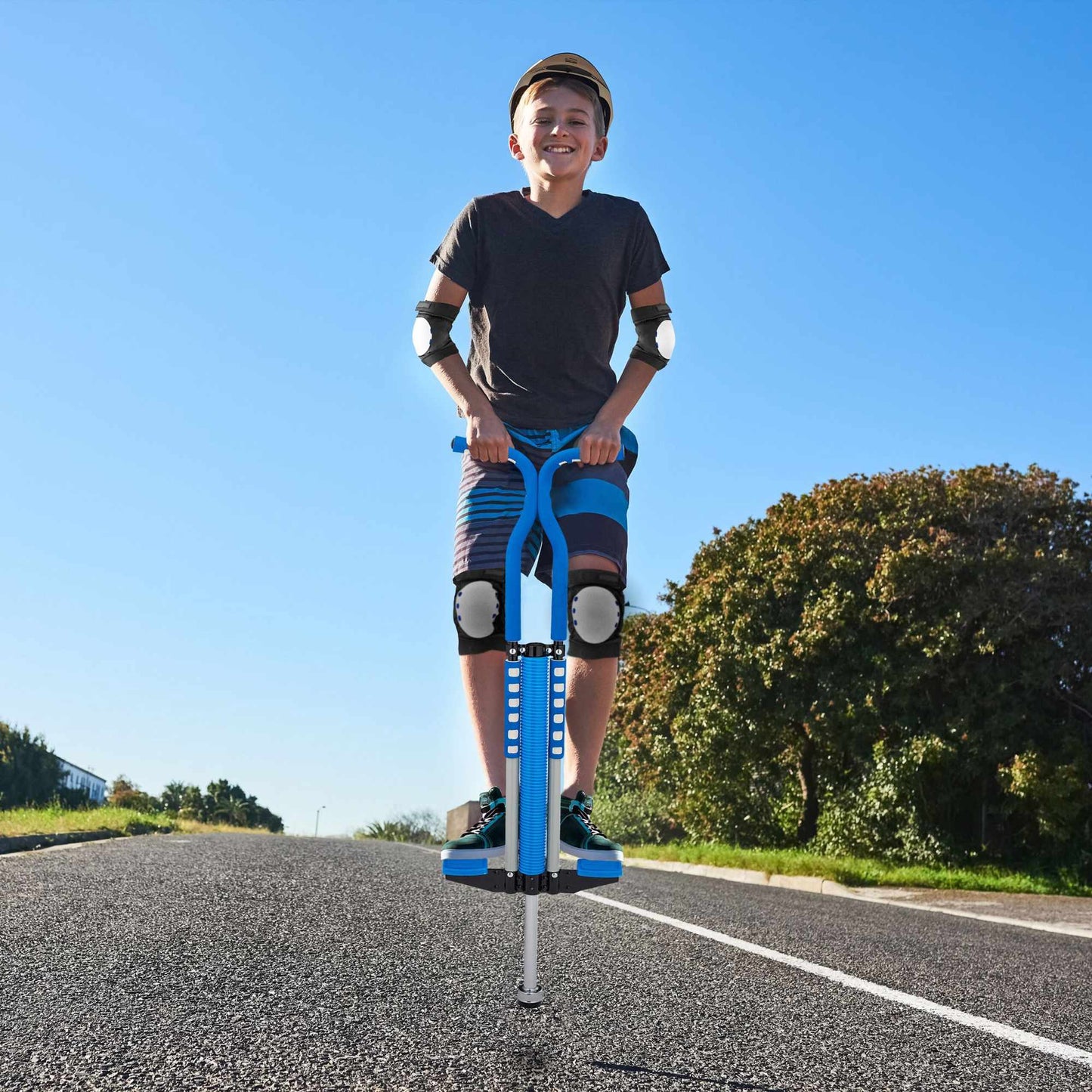 Blue Pogo Stick for children