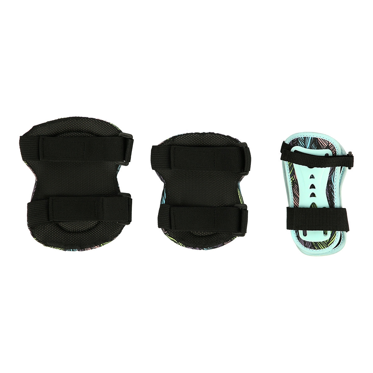Blue Size L Helmet & Protectors Set