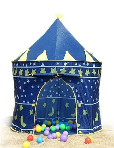 Blue children's tent
