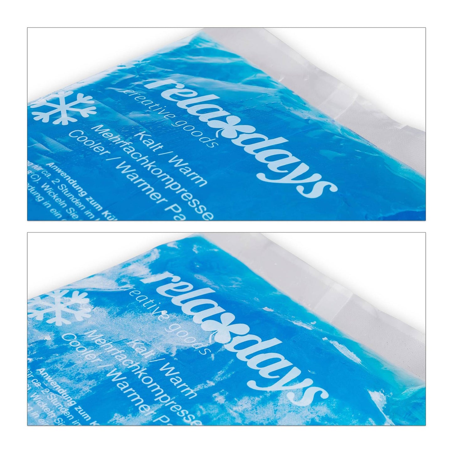 Blue cooling bulbs in a set of 4