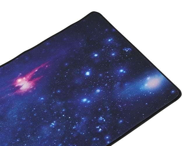 Blue keyboard mouse pad