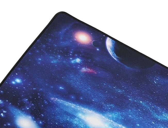 Blue keyboard mouse pad