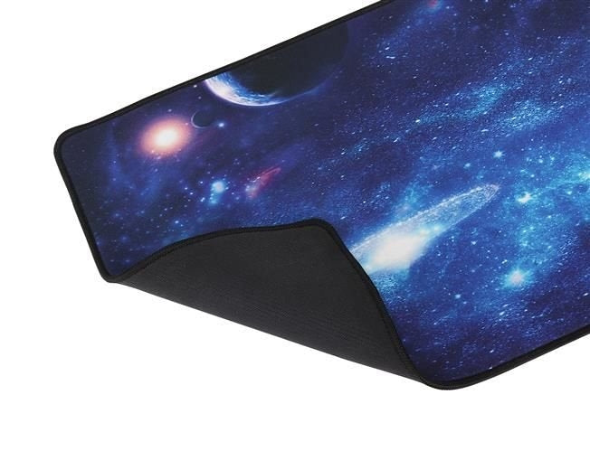 Blue keyboard mouse pad