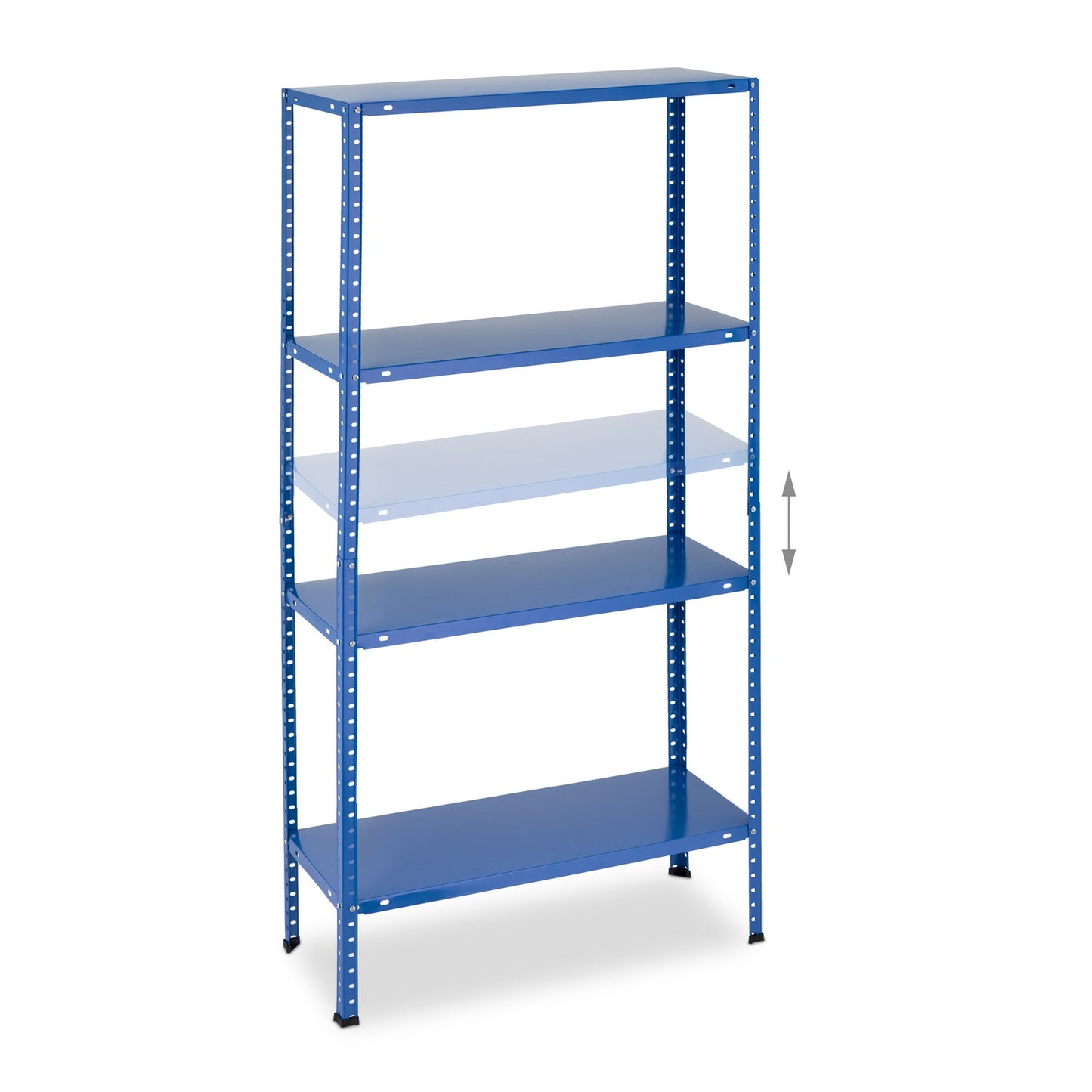 Blue shelves for heavy loads, 2 pcs