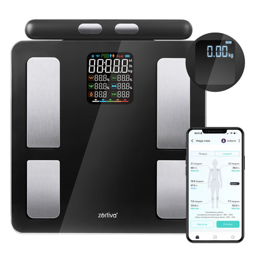 Bluetooth Analytical Bathroom Scale with BMI and Fat Measurement