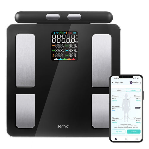 Bluetooth Analytical Bathroom Scale with BMI and Fat Measurement