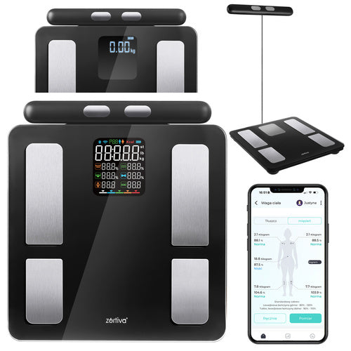 Bluetooth Analytical Bathroom Scale with BMI and Fat Measurement
