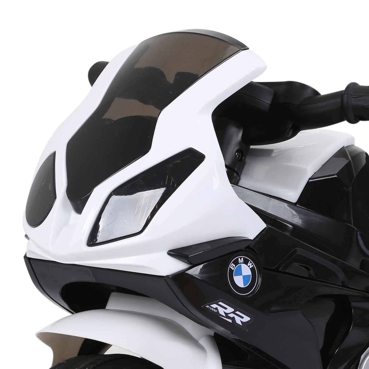Children's electric motorcycle - black, battery powered, steel