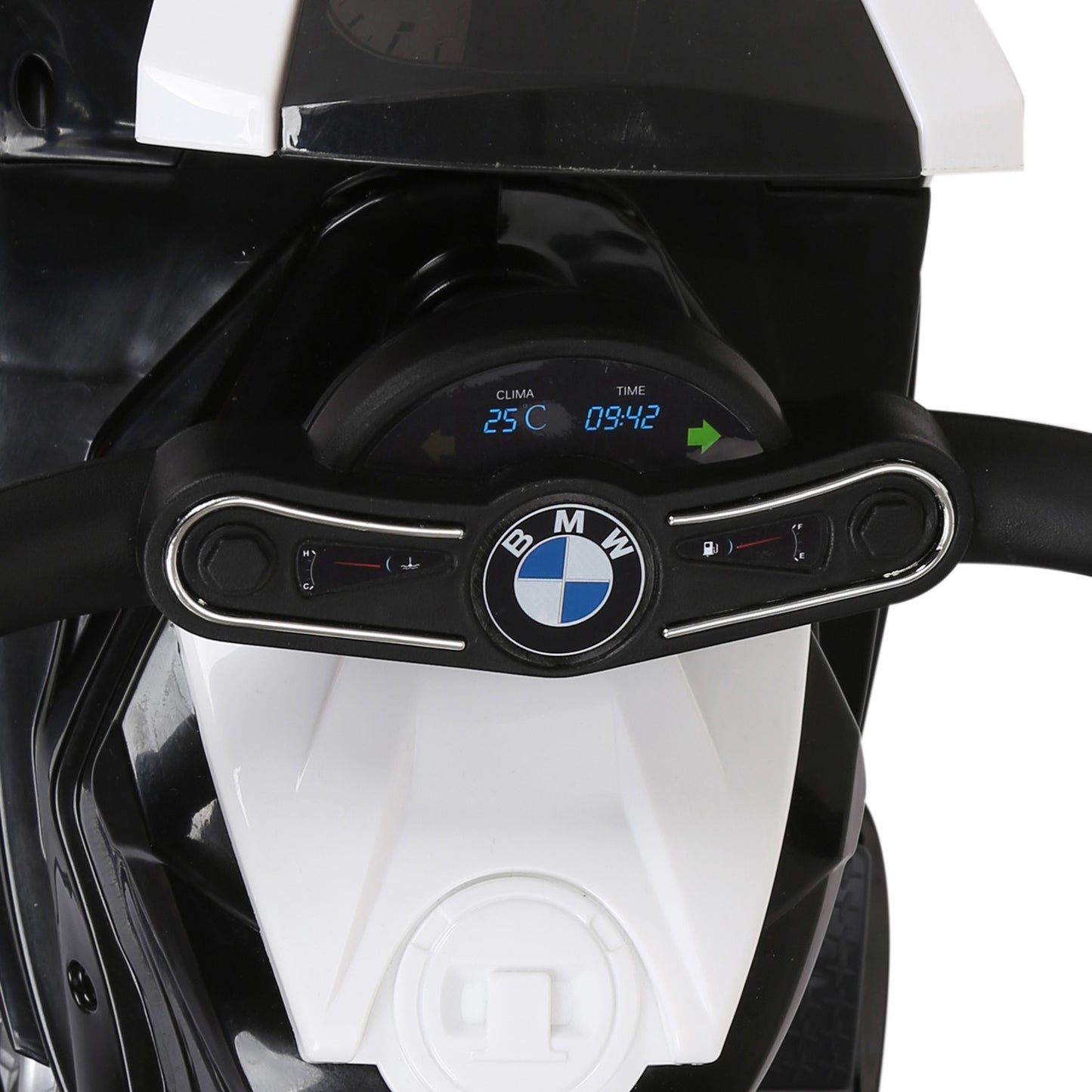 Children's electric motorcycle - black, battery powered, steel