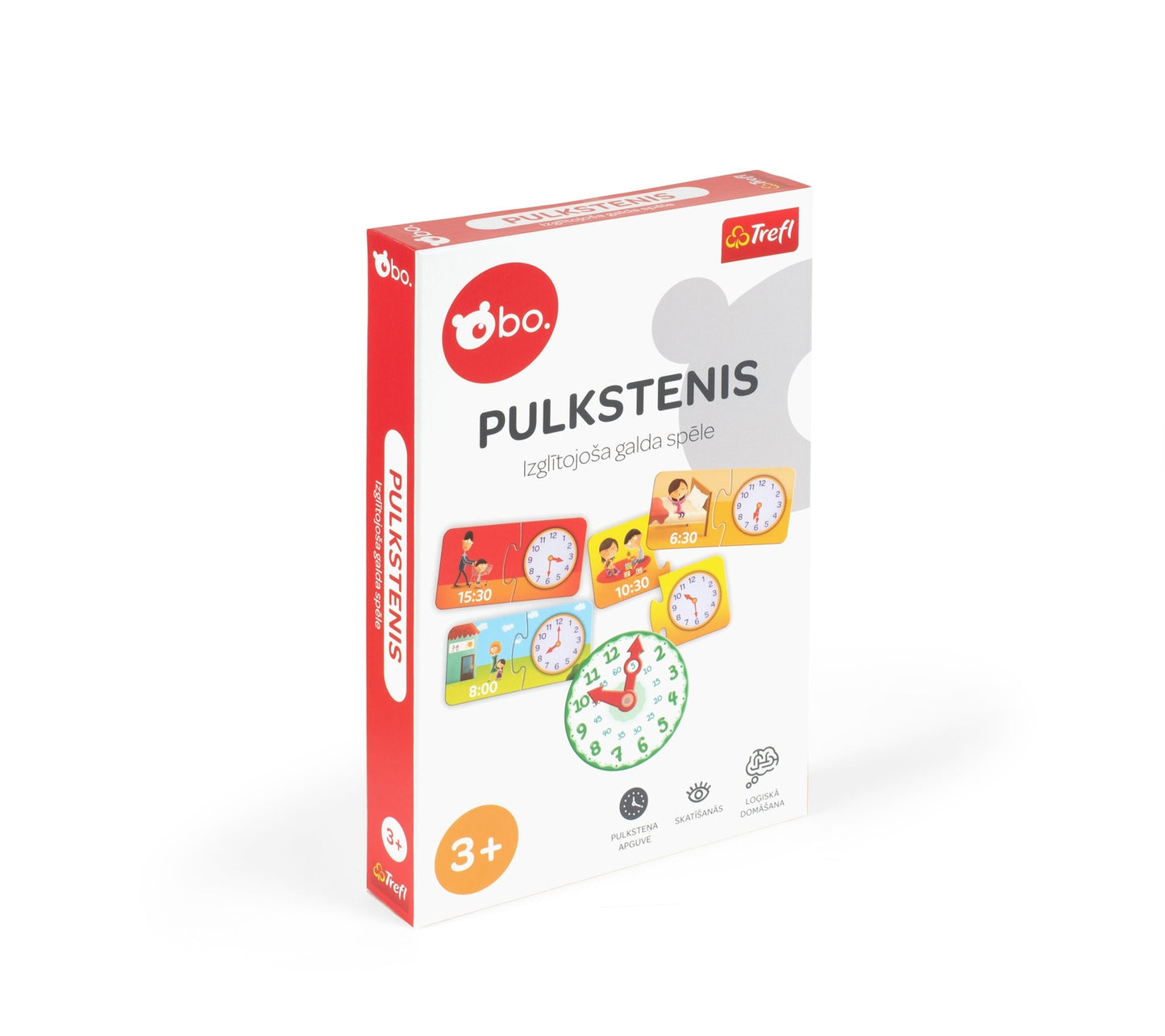 Bo. Educational Board Game "Clock" (In Latvian Lang.)