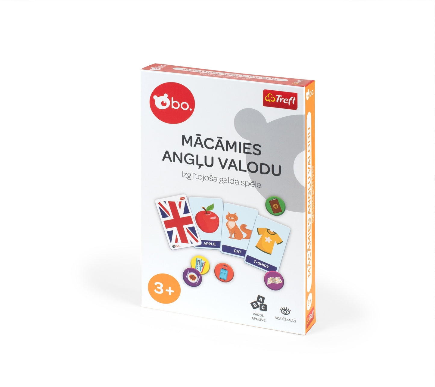 Bo. Educational Board Game "English Is Fun" (In Latvian Lang.)