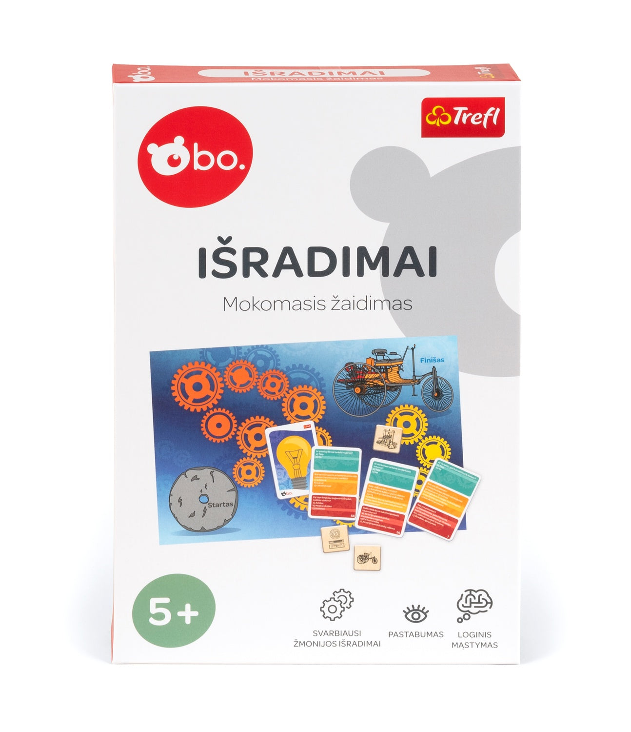 Bo. Educational Board Game "Inventions" (In Lithuanian Lang.)