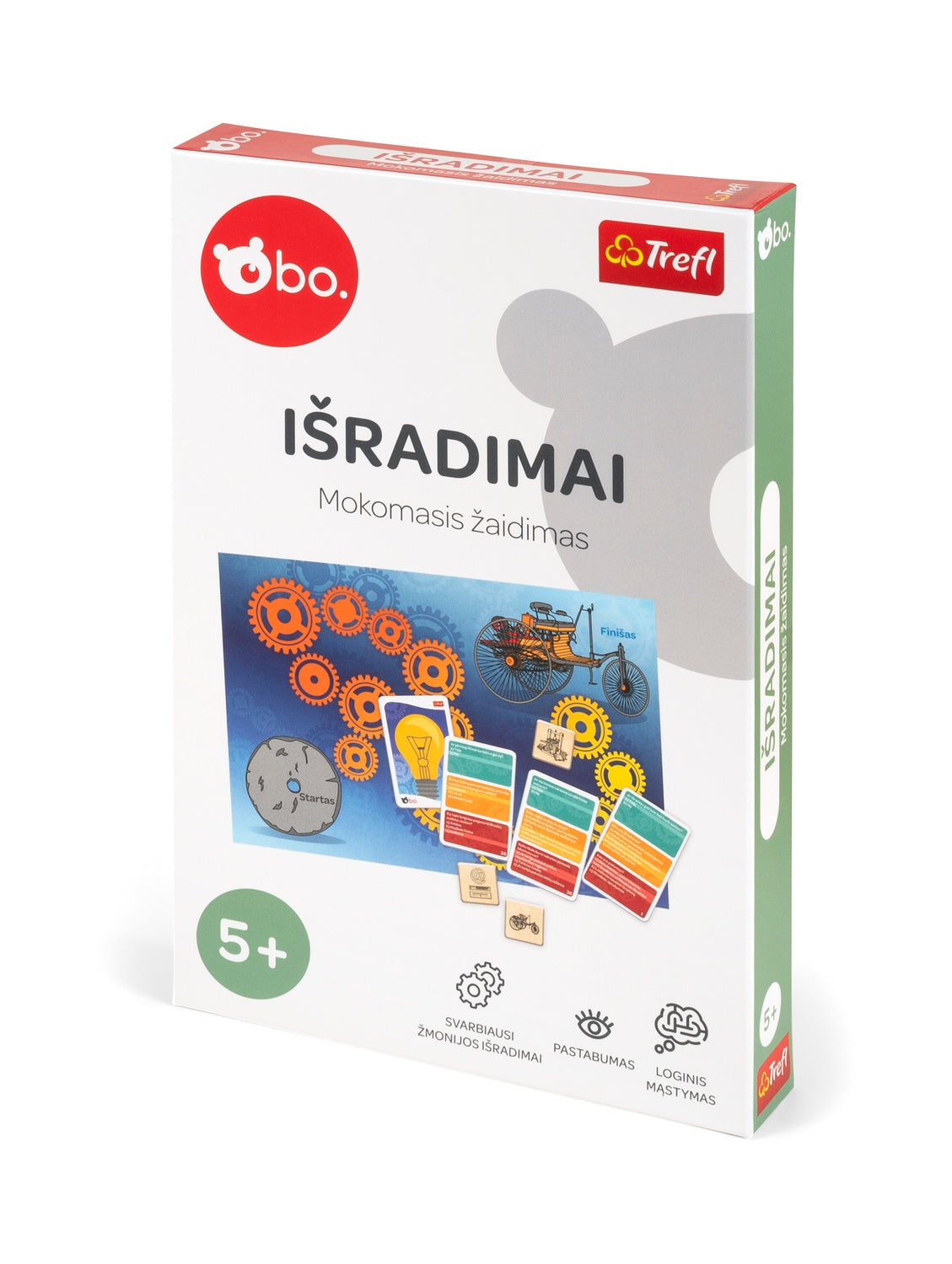 Bo. Educational Board Game "Inventions" (In Lithuanian Lang.)