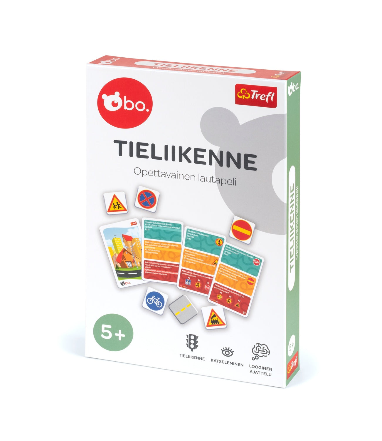 Bo. Educational Board Game "Road Traffic" (In Finnish Lang.)