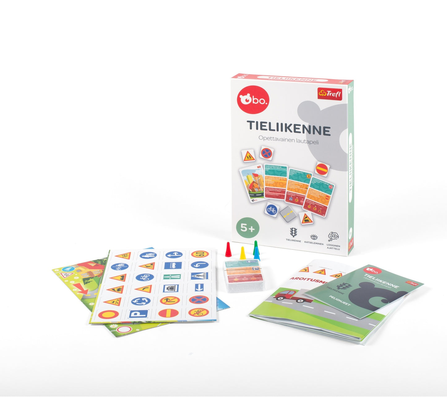 Bo. Educational Board Game "Road Traffic" (In Finnish Lang.)