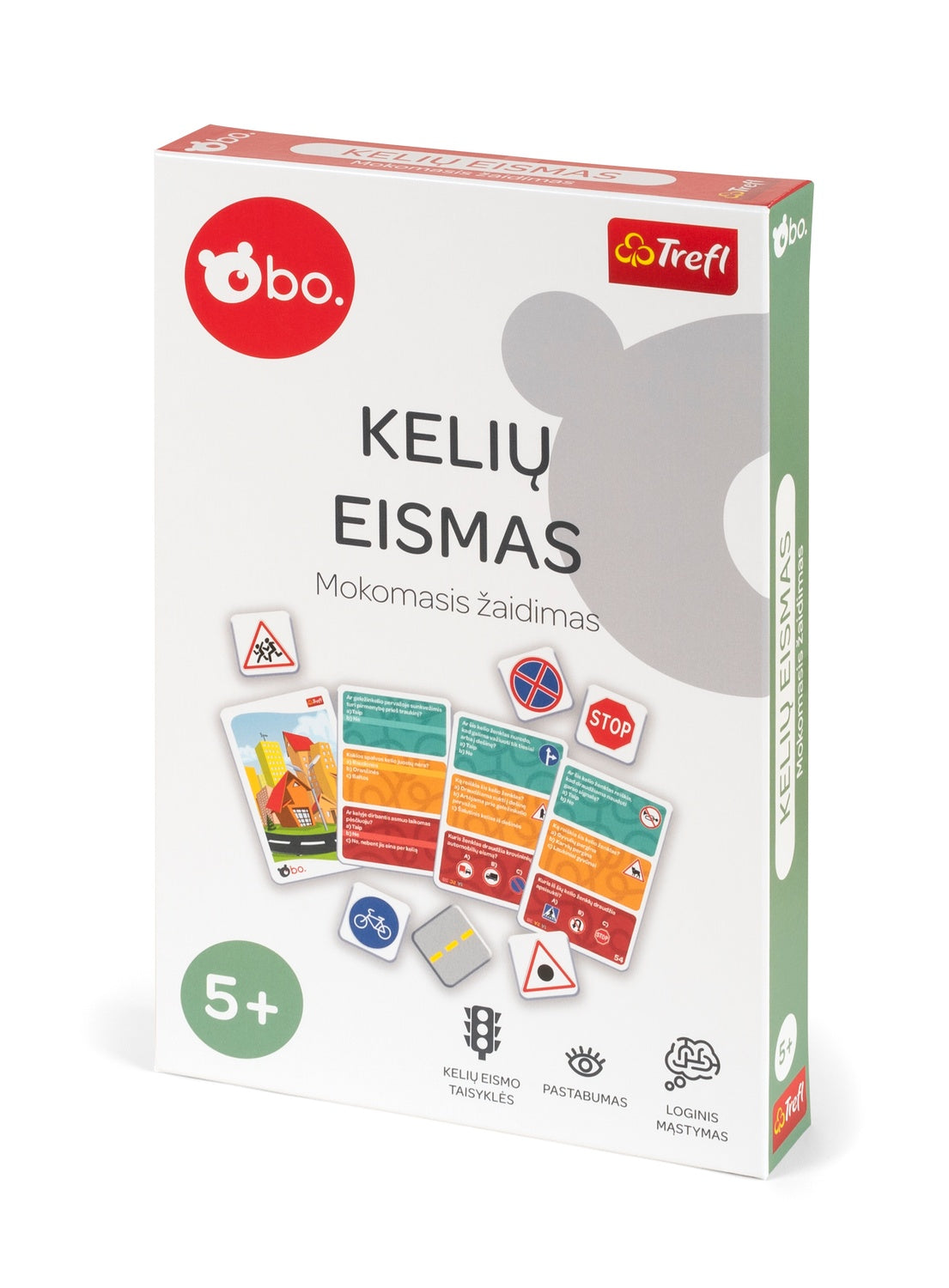 Bo. Educational Board Game "Road Traffic" (In Lithuanian Lang.)