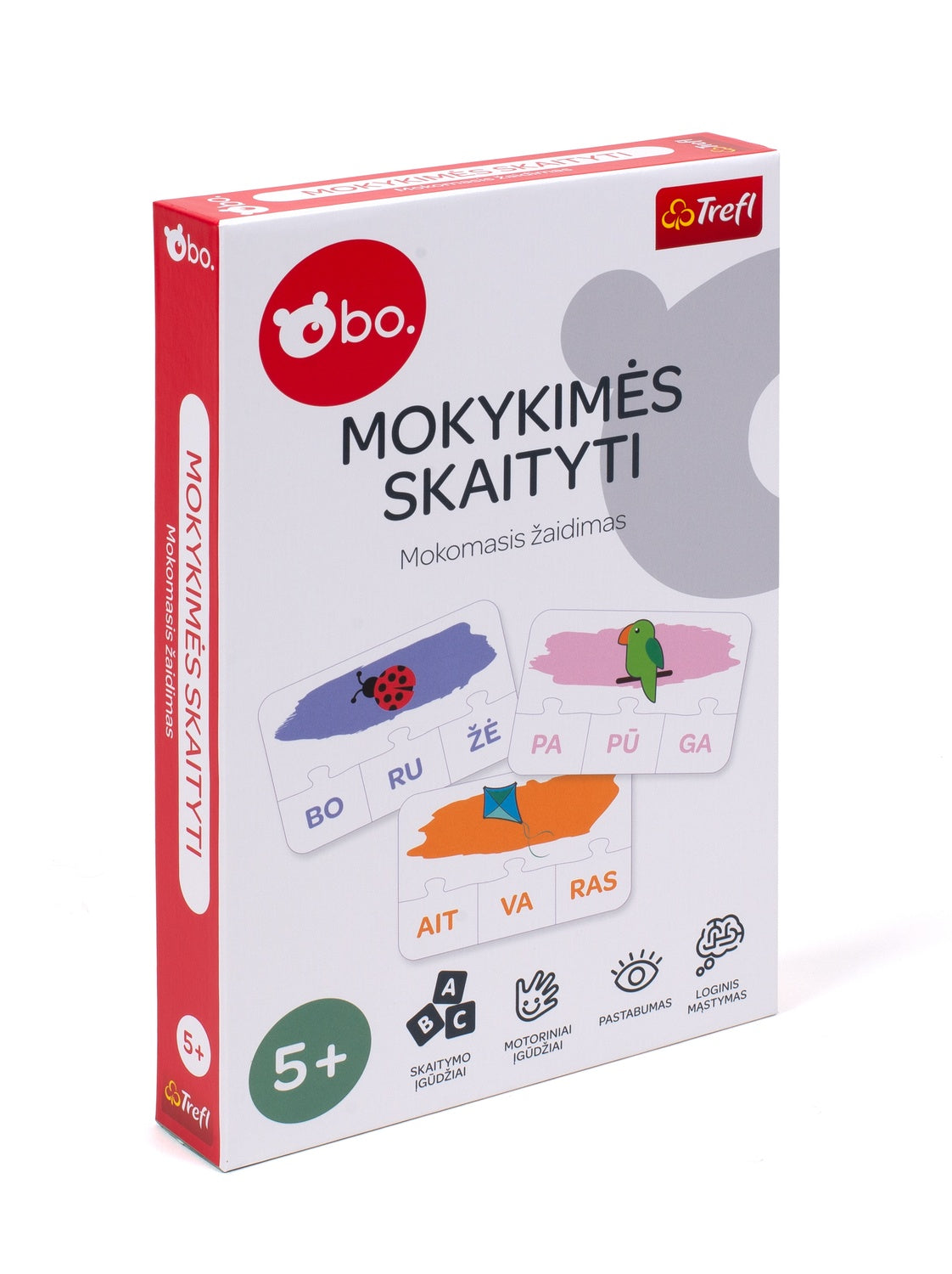 Bo. Educational Board Game "Syllables" (In Lithuanian Lang.)