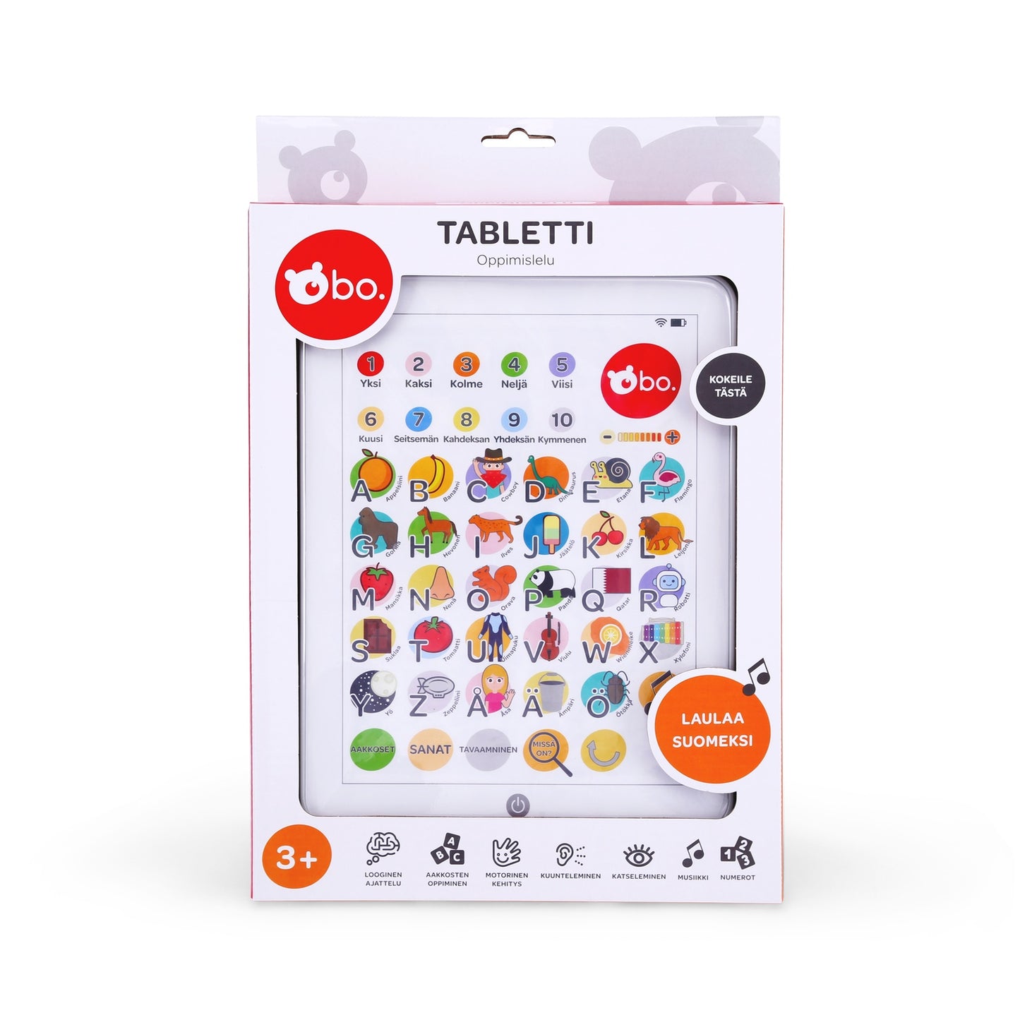 Bo. Educational Tablet (In Finnish Lang.)