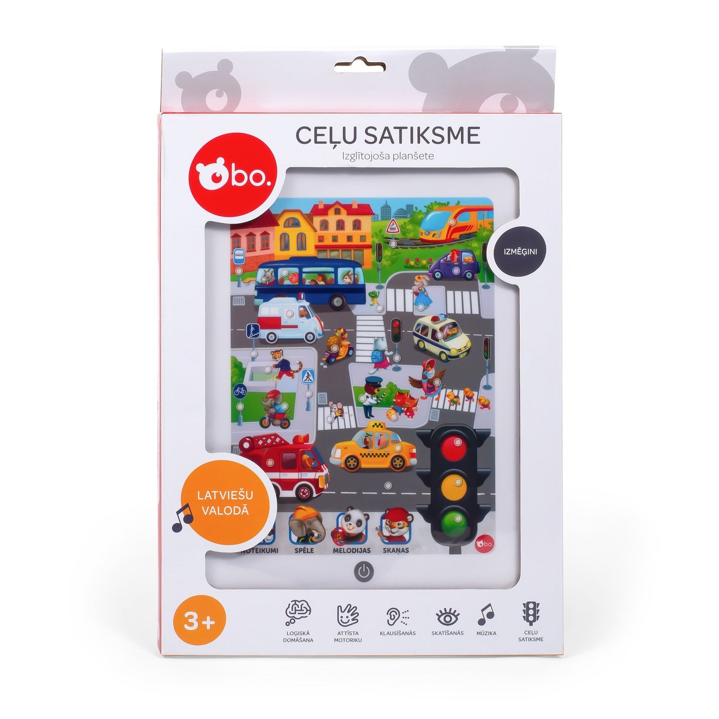 Bo. Educational Tablet "Traffic" (In Latvian Lang.)