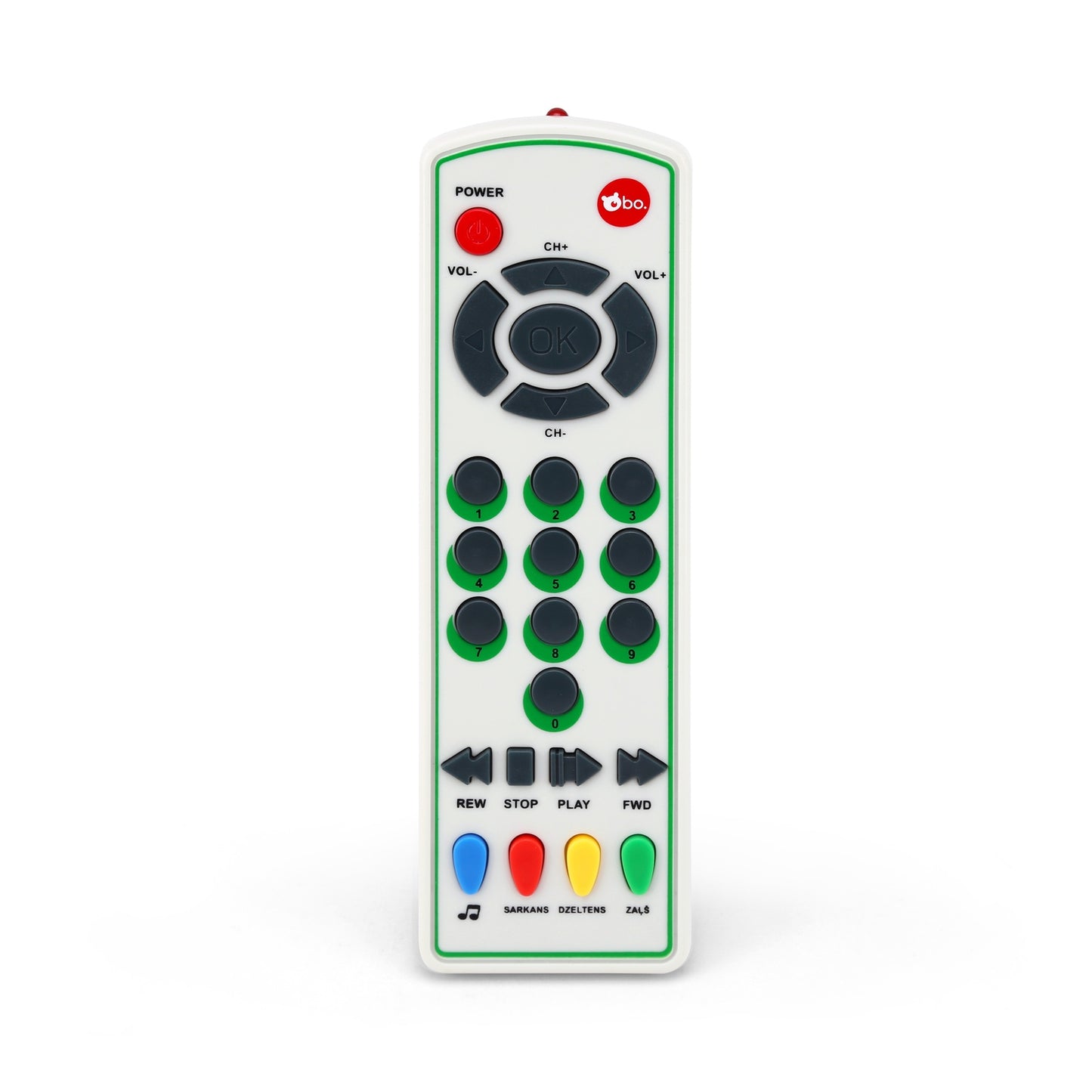 Bo. Educational Tv Remote (In Latvian Lang.)