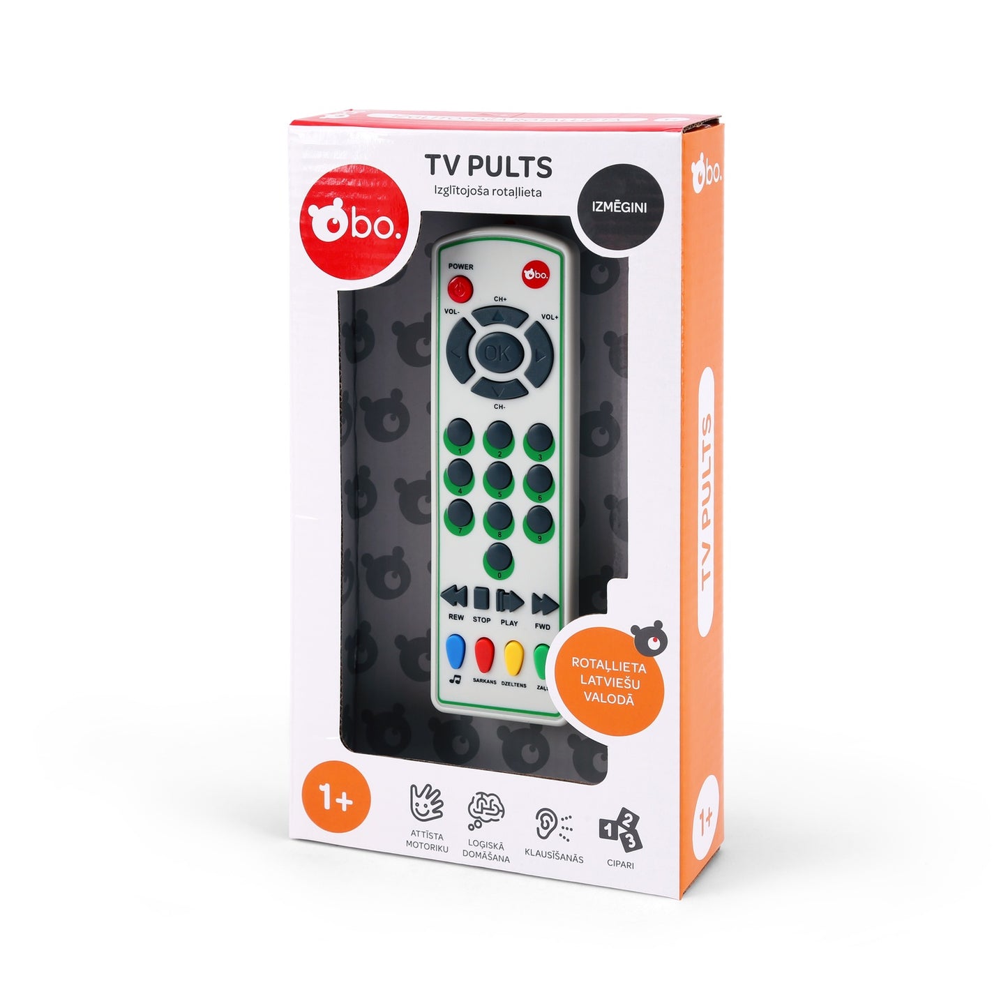 Bo. Educational Tv Remote (In Latvian Lang.)