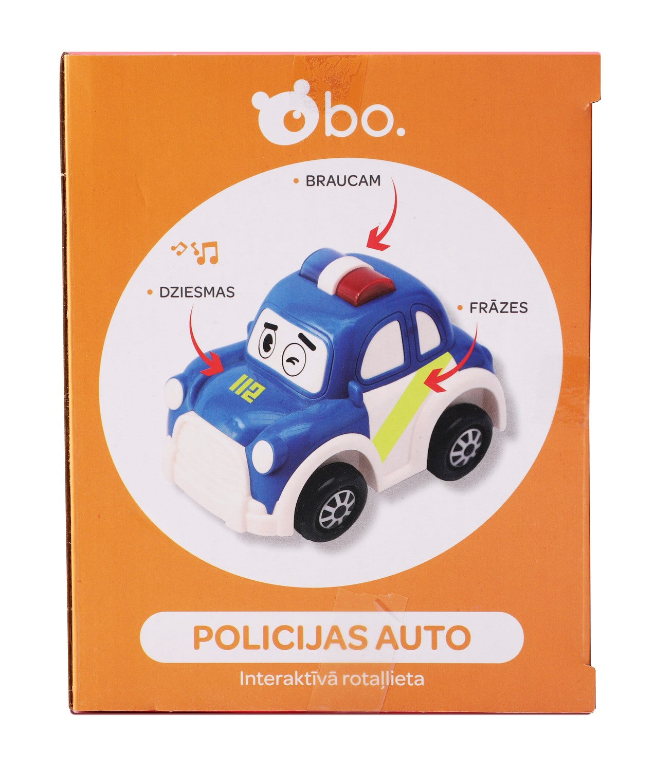 Bo. Interactive Police Car (Latvian Language)