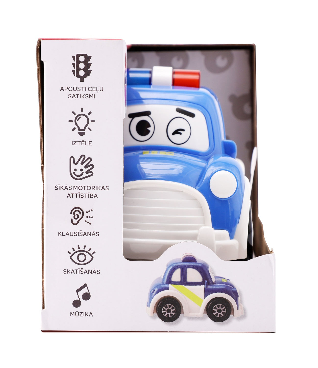 Bo. Interactive Police Car (Latvian Language)