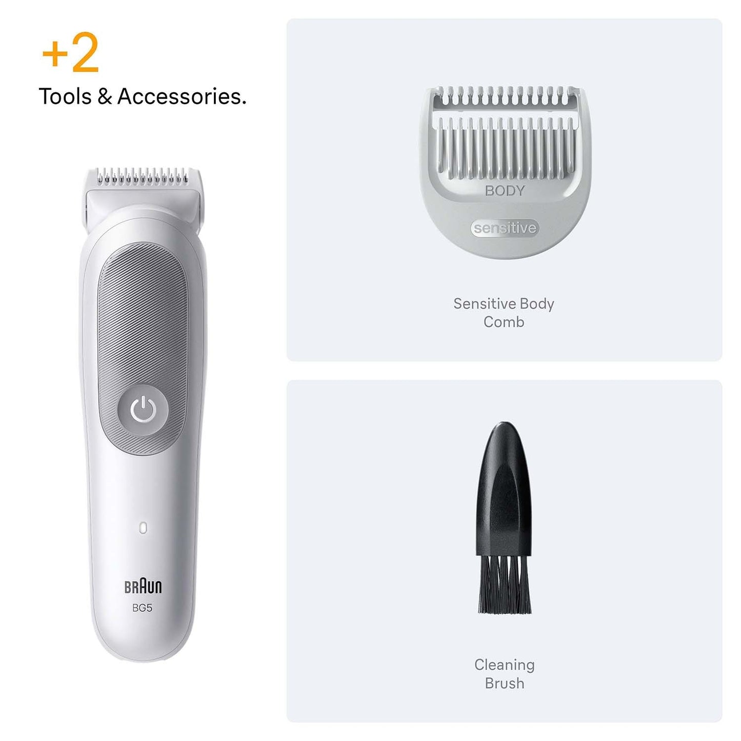 Body Groomer, Gentle Grey, Cordless, Waterproof