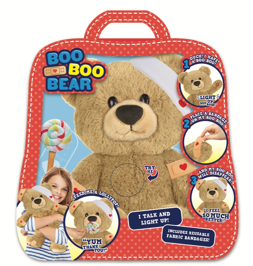 Boo-Boo Bear Interactive Toy Bear (Speaks Estonian / Latvian / Lithuanian)