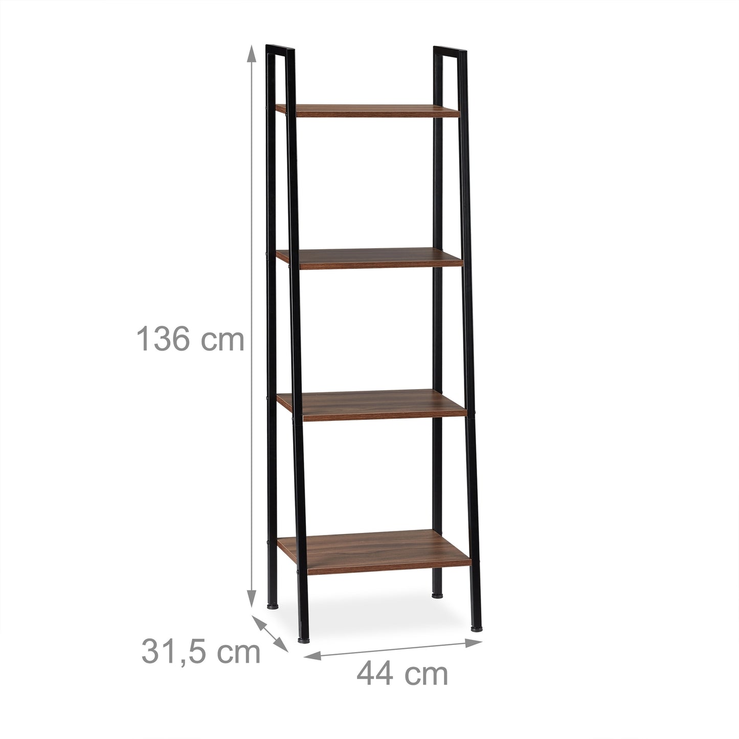 Bookcase with 4 Shelves