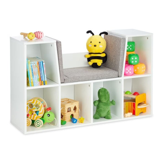 Bookcase with Seat Cushion