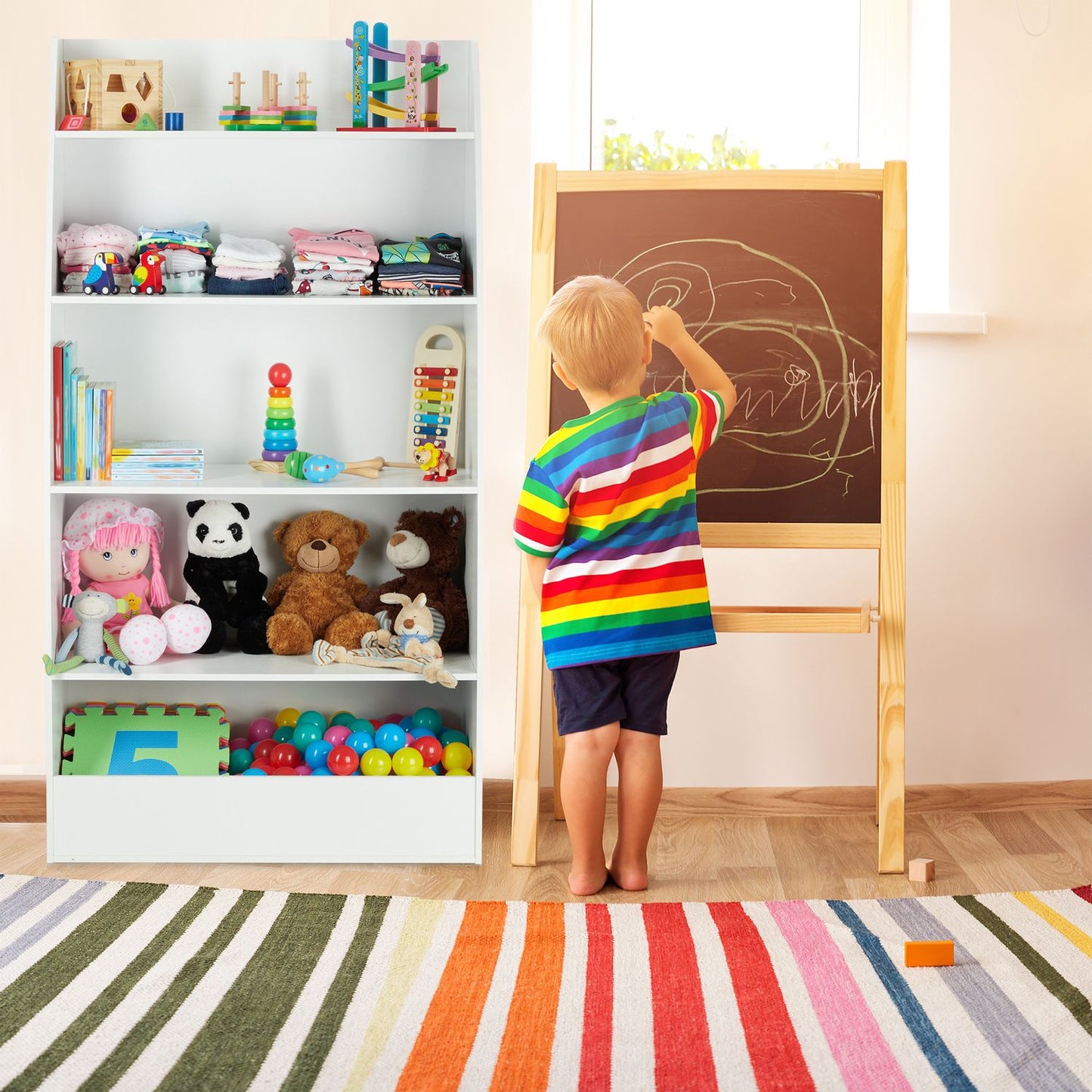 Bookshelf Children white