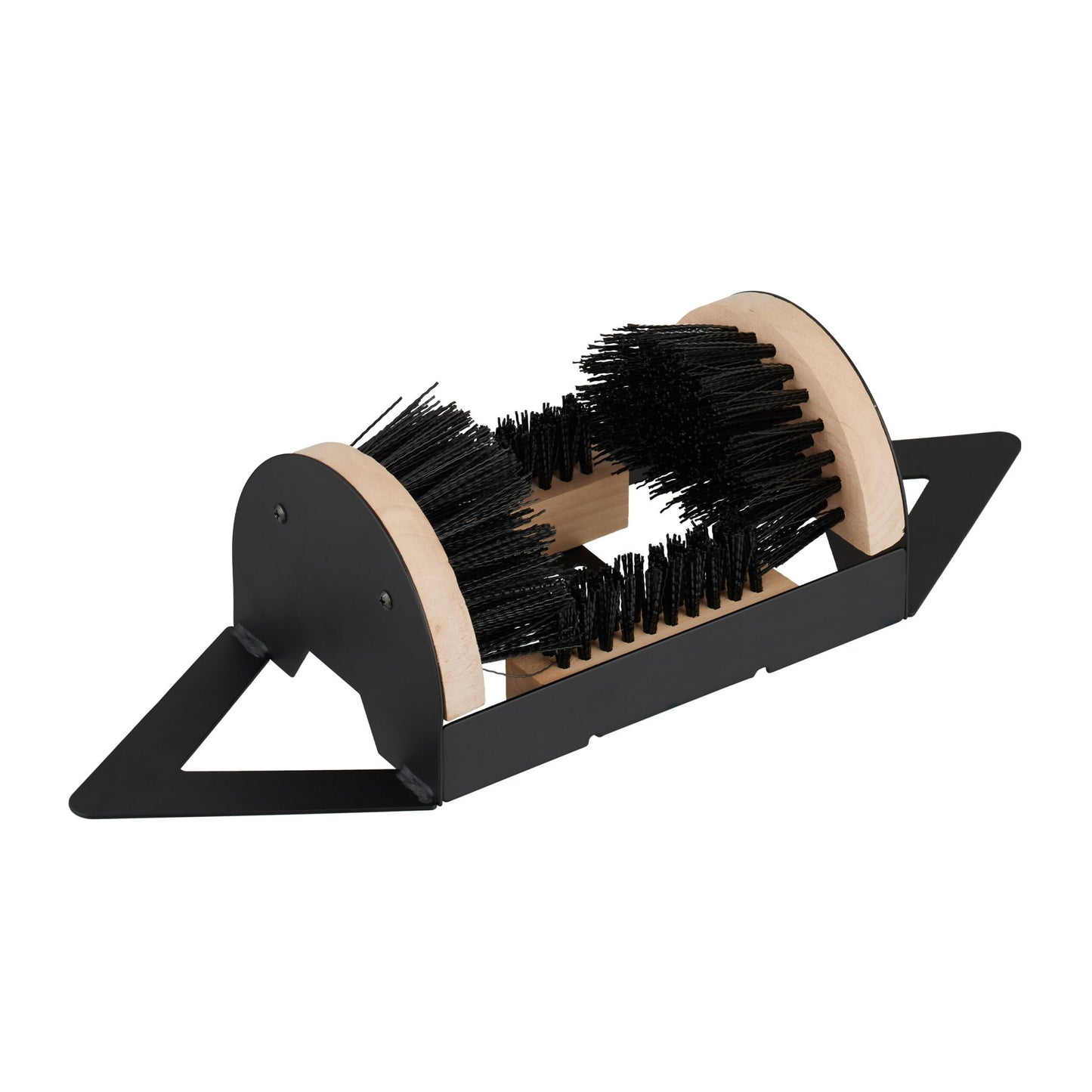 Boot Cleaner with Surround Brushes and Footrest