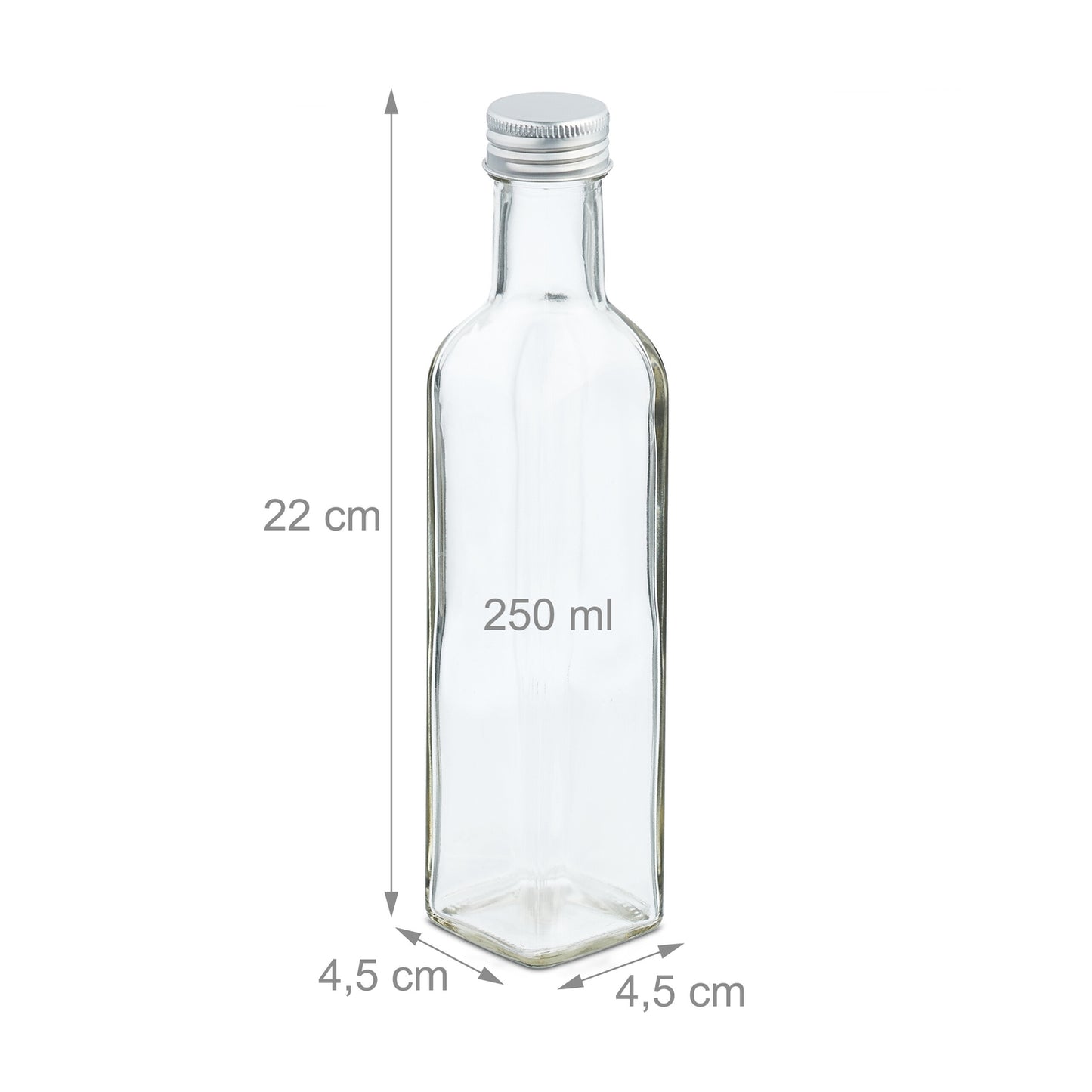 Bottles for filling 250 ml