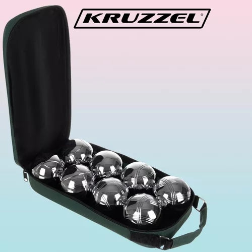 Boule balls 8 balls + cover KRUZZEL 22915