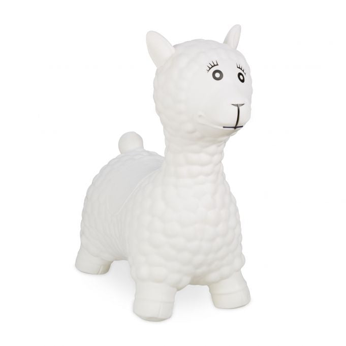 Bouncy Animal Llama in cream white