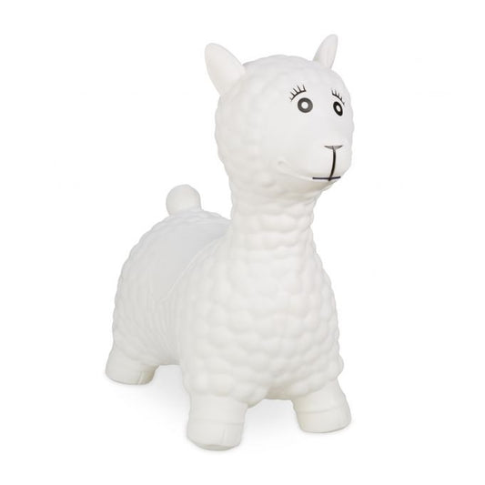 Bouncy Animal Llama in cream white