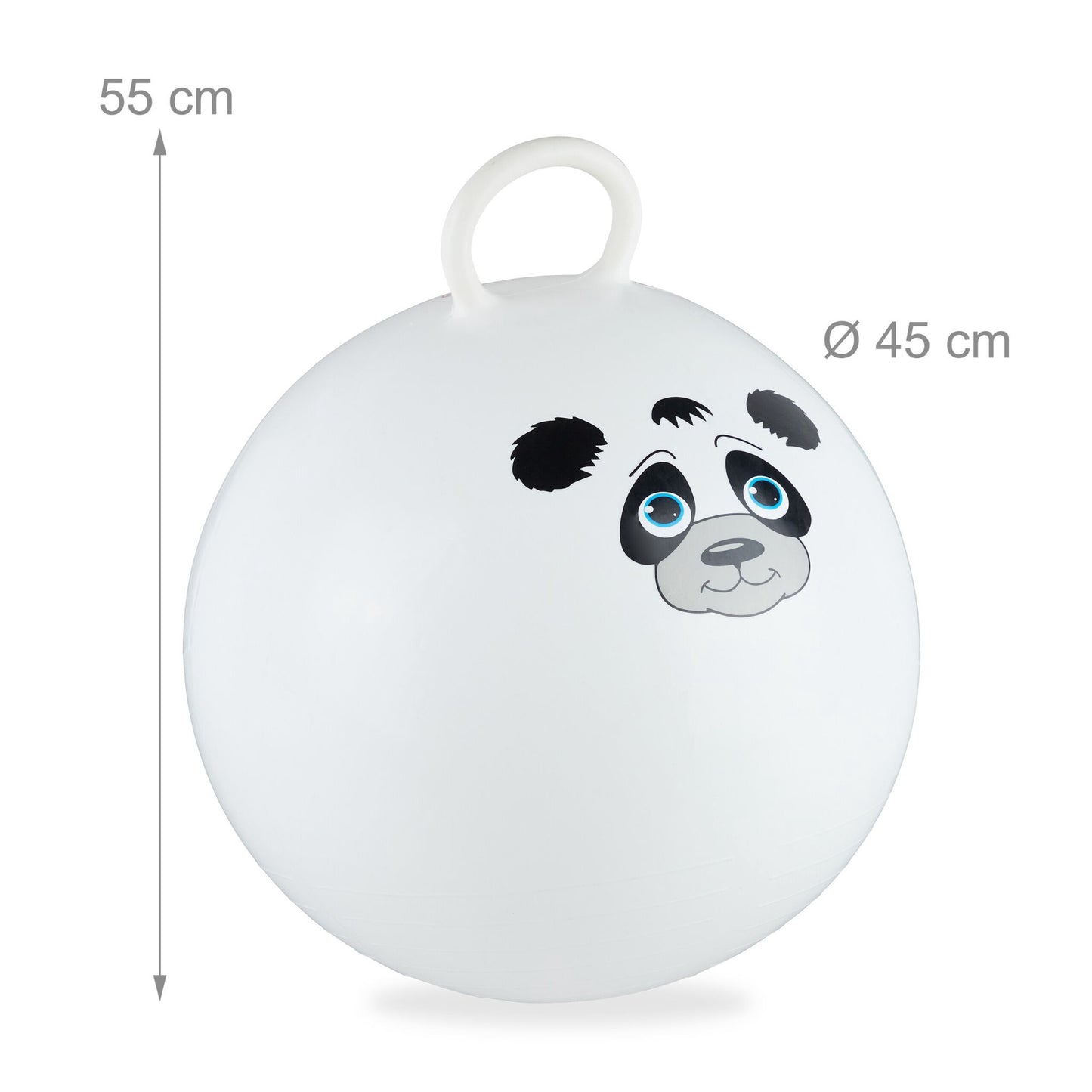 Bouncy ball for children with animal motifs
